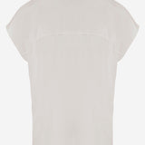 BLUSA IN SETA STRETCH V181613232 118CHK VINCE 