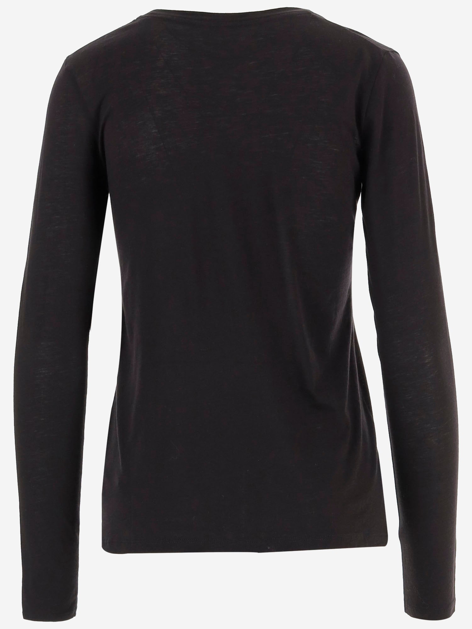 Maglia in cotone semi trasparente VR60783189 001BLK VINCE 