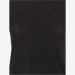 Maglia in cotone semi trasparente VR60783189 001BLK VINCE 