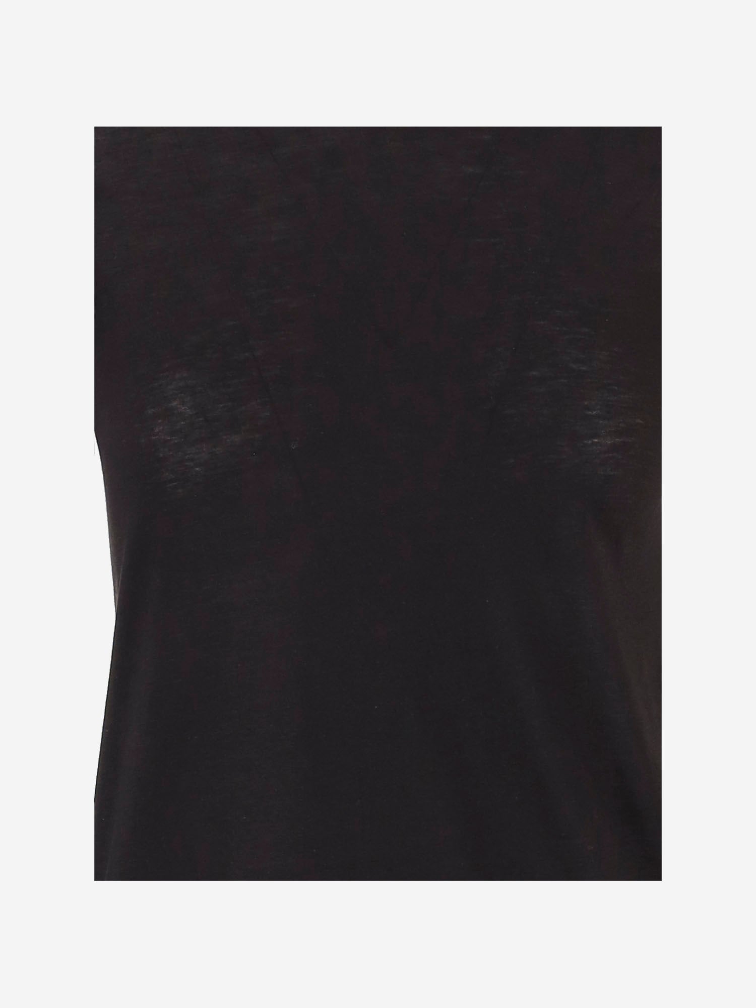 Maglia in cotone semi trasparente VR60783189 001BLK VINCE 