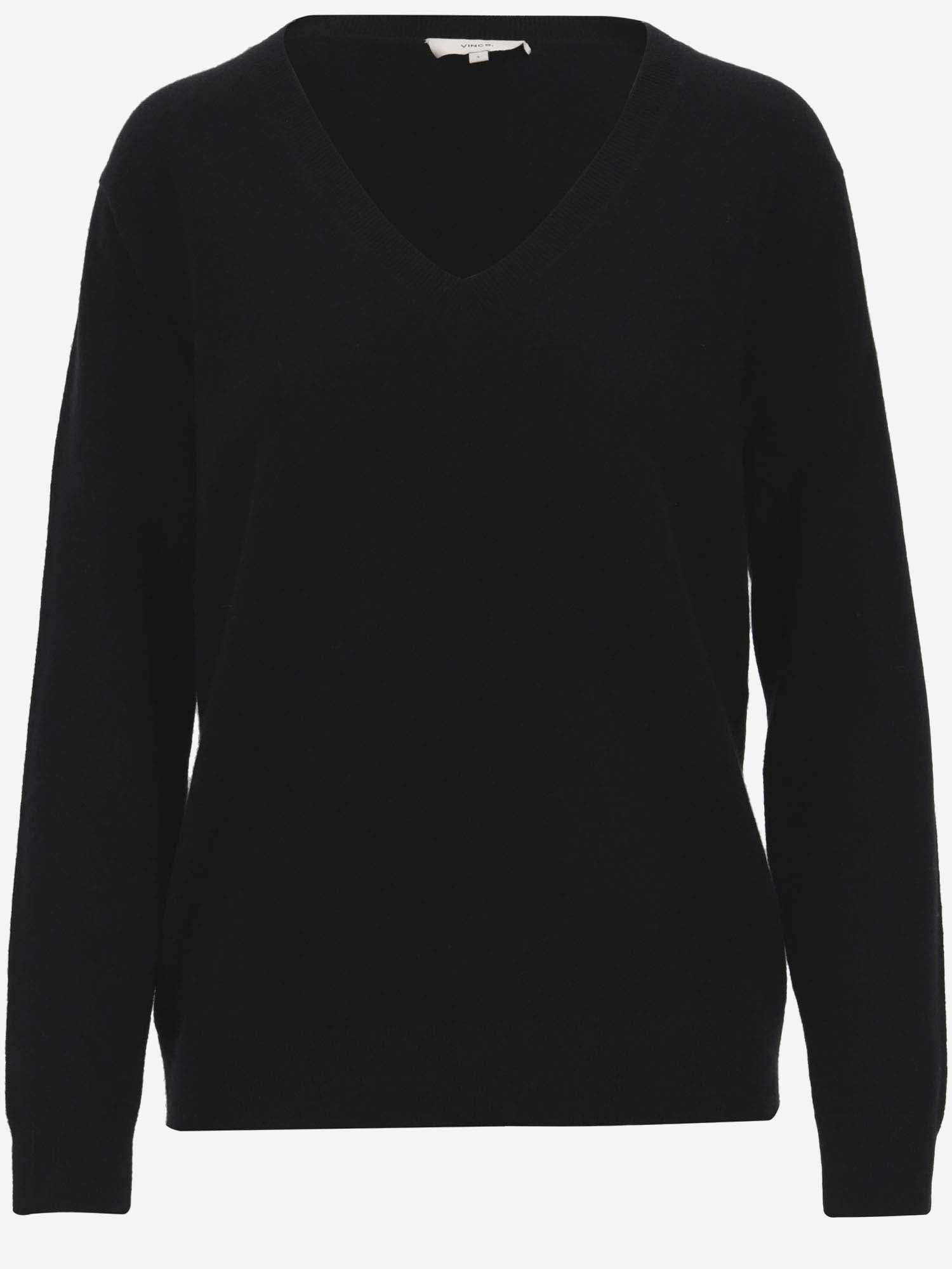PULLOVER IN CASHMERE VR74978133 001BLK VINCE 
