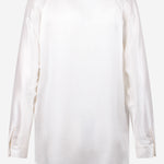 CAMICIA IN SETA CON SCOLLO A V VR84511926 137OWT VINCE 