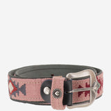 CINTURA IN PELLE E TESSUTO AZTECA LTPINK WAITZ 