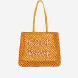 BORSA SHOPPING ULYSS IN RAFIA ULYSS JAUNE WILD 