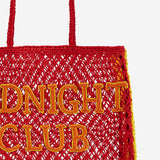 BORSA SHOPPING ULYSS IN RAFIA ULYSS ROUGE WILD 