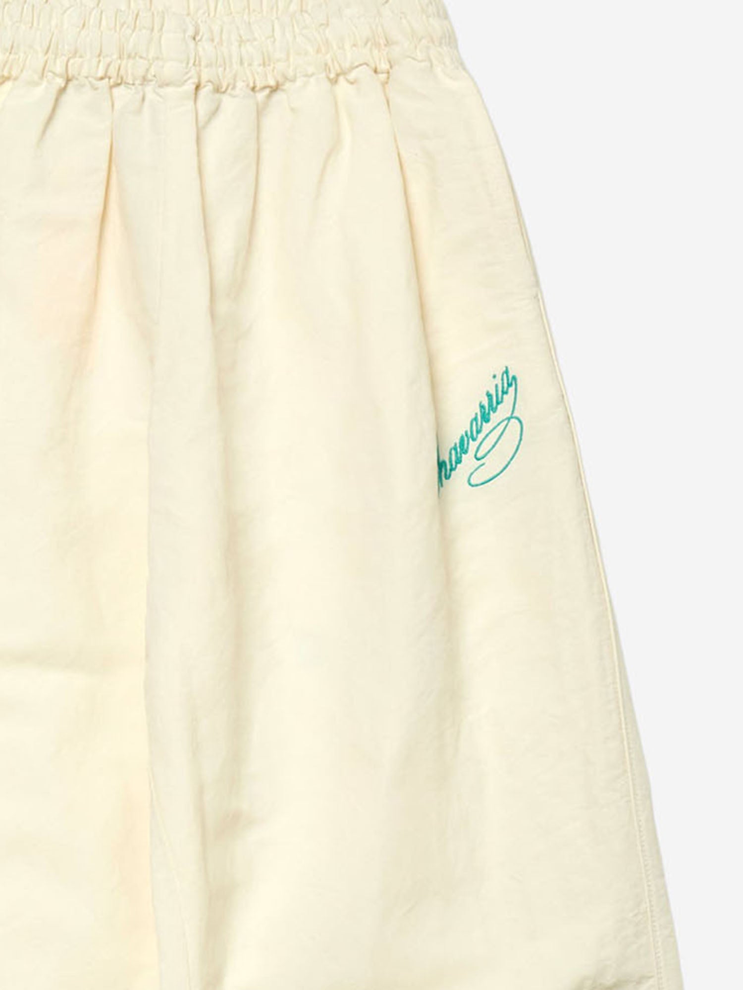 PANTALONI IN MISTO VISCOSA CON RICAMO FRONTALE WCBTM0081 065 WILLY CHAVARRIA 