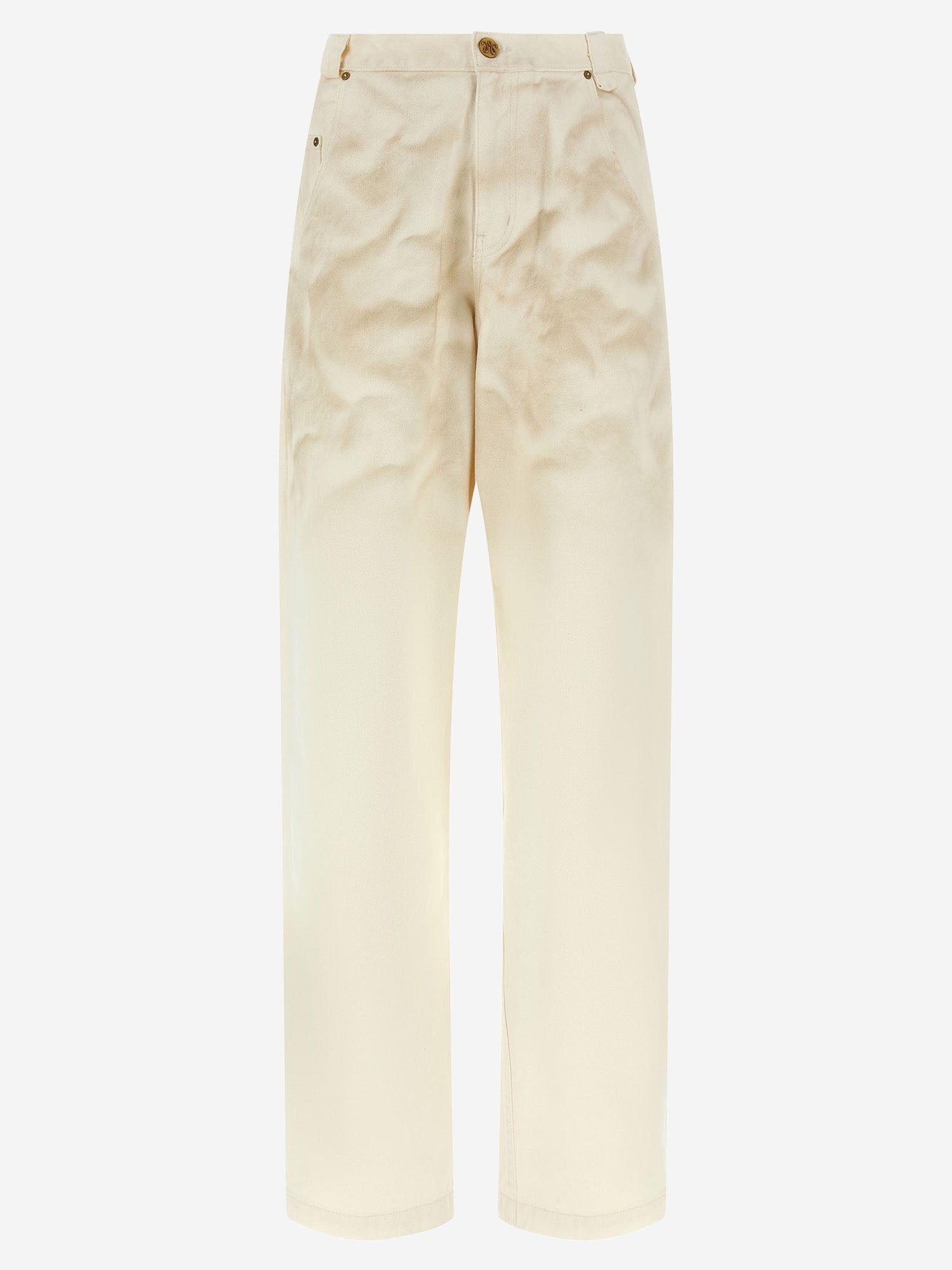 JEANS BAD BOY IN COTONE CON TEXTURE STROPICCIATA WCDNM0011 065 WILLY CHAVARRIA 