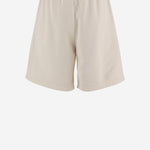PANTALONI CORTI IN COTONE CON LOGO WCJSY0182 065 WILLY CHAVARRIA 