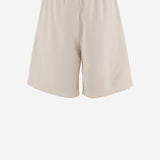 PANTALONI CORTI IN COTONE CON LOGO WCJSY0182 065 WILLY CHAVARRIA 