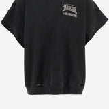 T-SHIRT IN COTONE CON EFFETTO DISTRESSED WCJSY0187 001 WILLY CHAVARRIA 