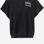 T-SHIRT IN COTONE CON EFFETTO DISTRESSED WCJSY0187 001 WILLY CHAVARRIA 
