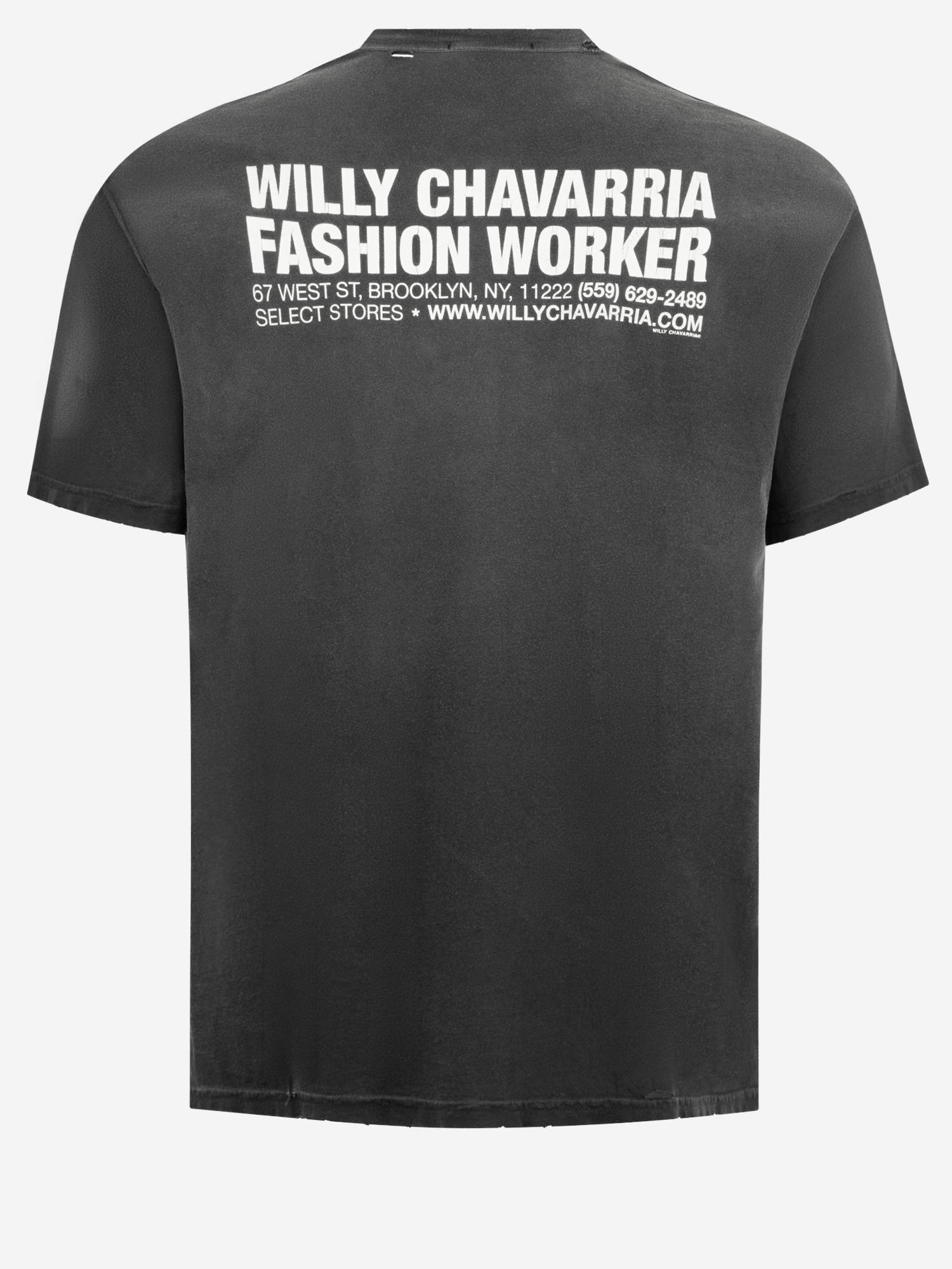 T-SHIRT IN COTONE CON LOGO WCJSY0196 001 WILLY CHAVARRIA 