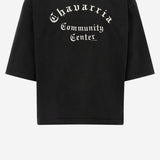 T-SHIRT IN COTONE CON LOGO WCJSY0200 001 WILLY CHAVARRIA 