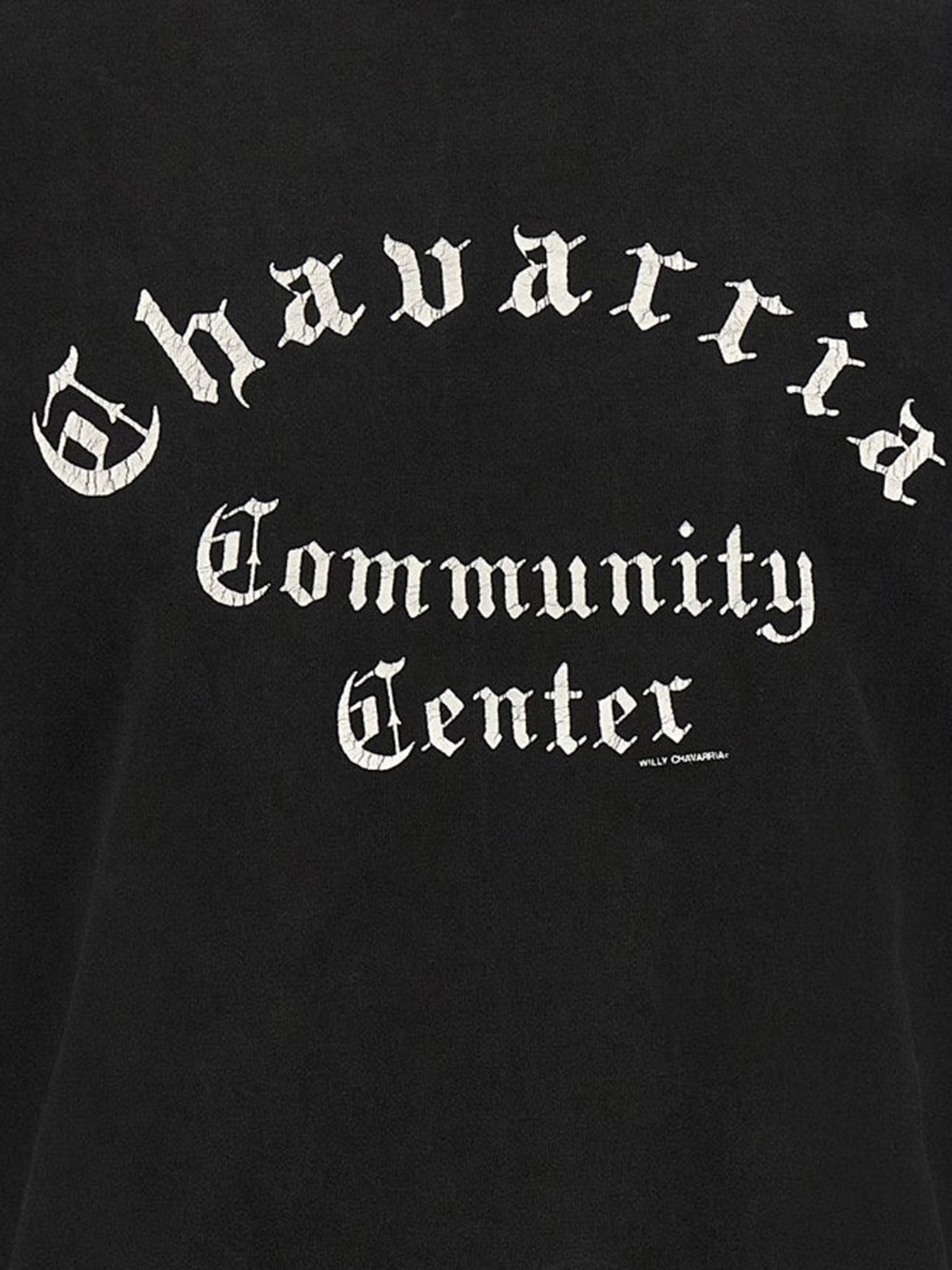 T-SHIRT IN COTONE CON LOGO WCJSY0200 001 WILLY CHAVARRIA 