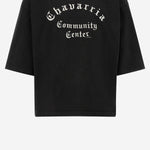 T-SHIRT IN COTONE CON LOGO WCJSY0200 001 WILLY CHAVARRIA 