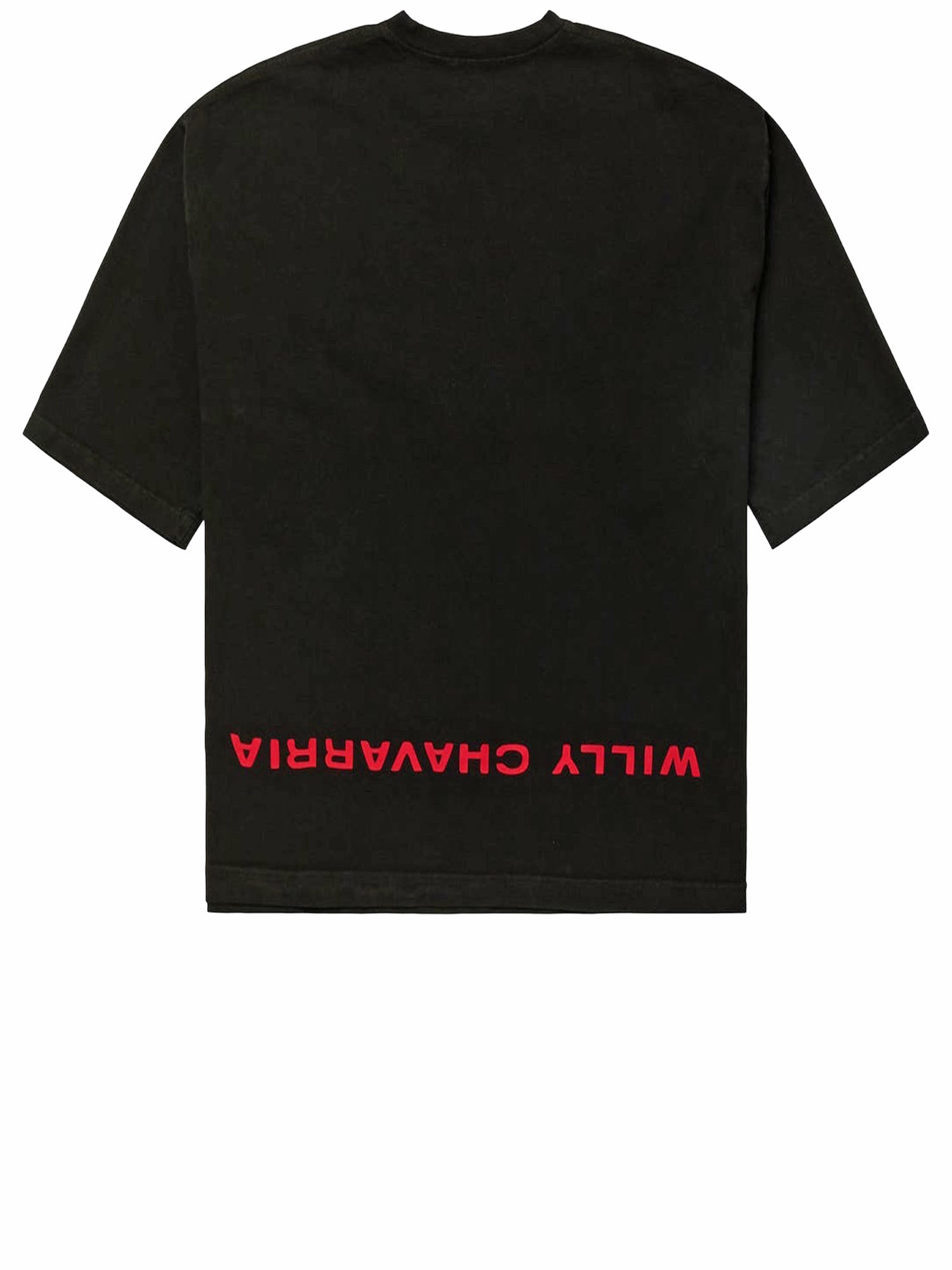 T-SHIRT IN COTONE CON RICAMO FRONTALE WCJSY0220 001 WILLY CHAVARRIA 