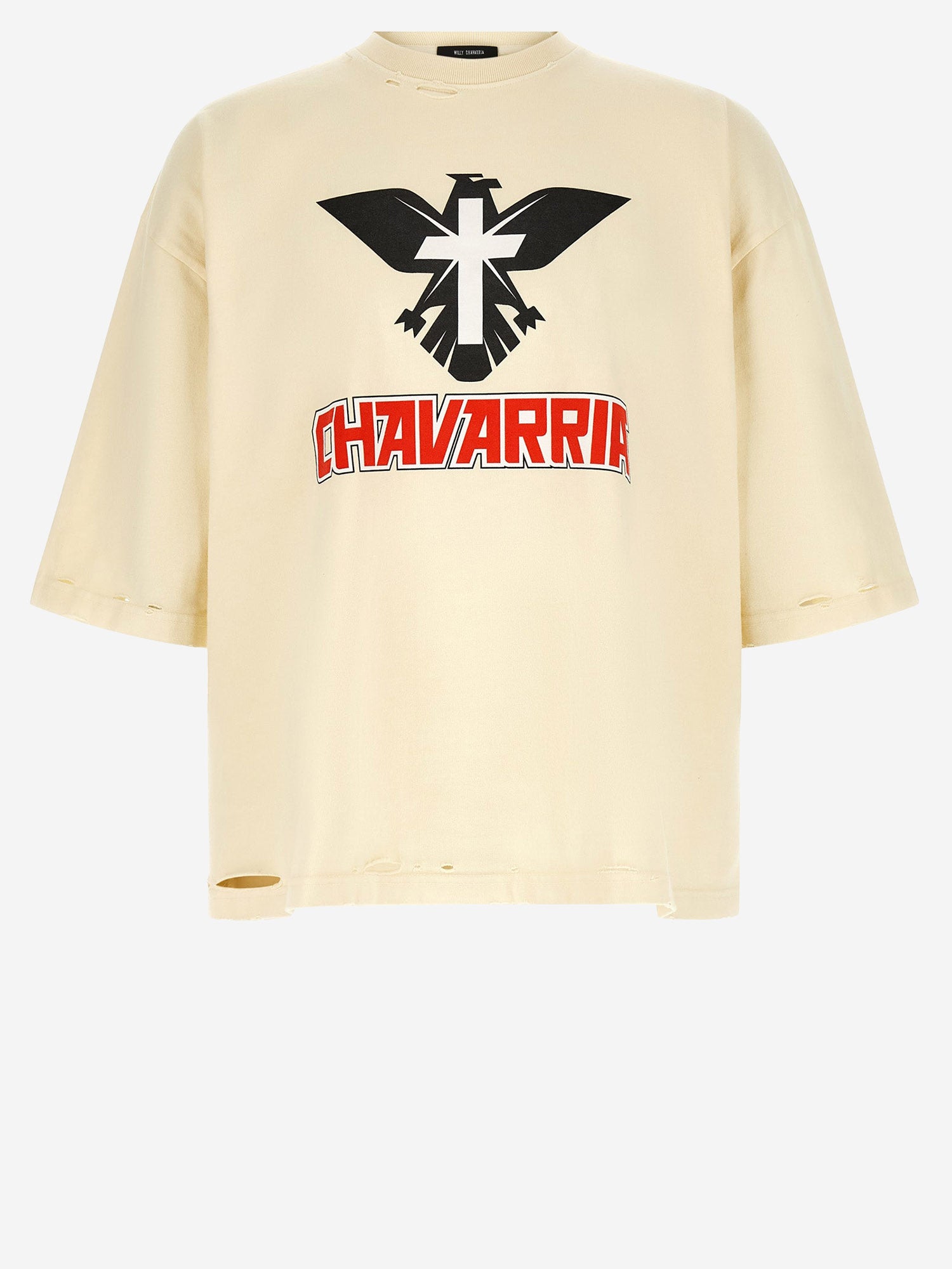 T-SHIRT IN COTONE CON LOGO WCJSY0275 065 WILLY CHAVARRIA 