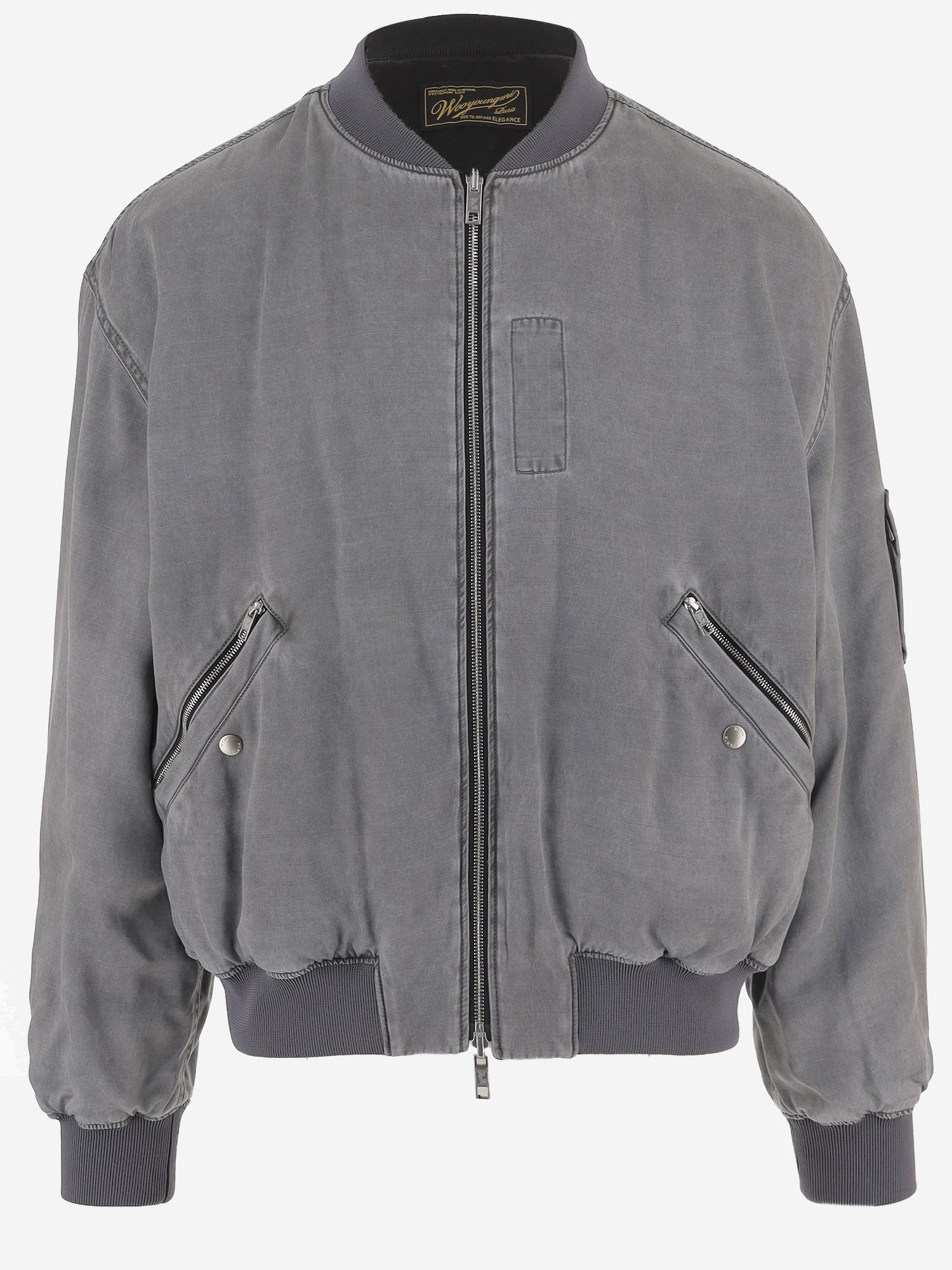 GIACCA REVERSIBILE IN CUPRO E NYLON W261JP07 931G WOOYOUNGMI 