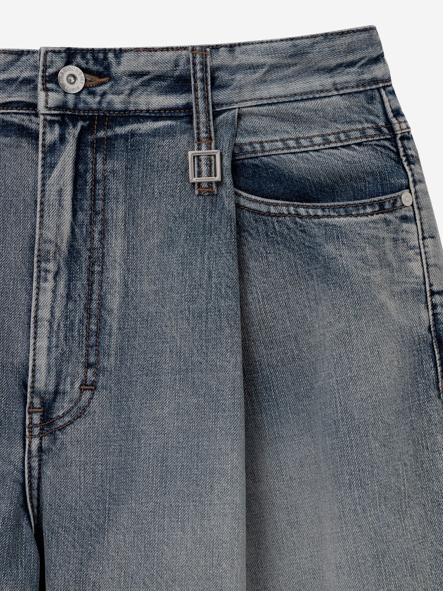 Jeans CORTi IN JERSEY DI COTONE W261PT41 973L WOOYOUNGMI 