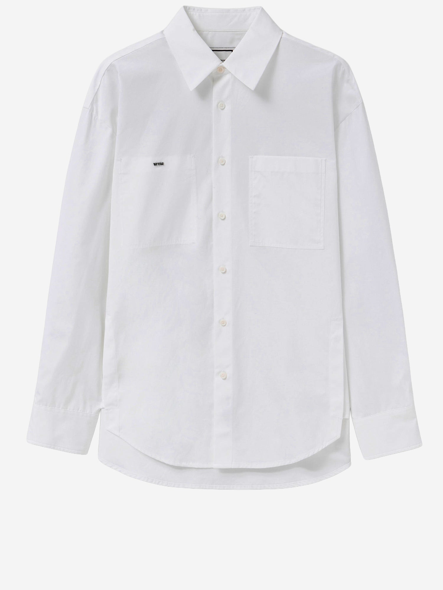 CAMICIA IN COTONE CON LOGO W261SH07 811W WOOYOUNGMI 