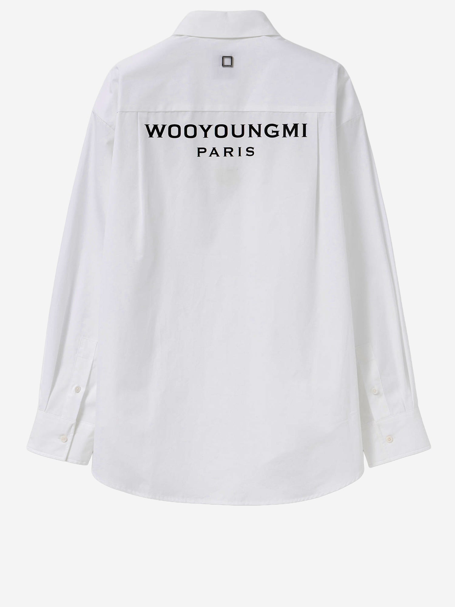 CAMICIA IN COTONE CON LOGO W261SH07 811W WOOYOUNGMI 