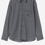 CAMICIA IN MISTO COTONE CON MOTIVO A RIGHE W261SH14 841B WOOYOUNGMI 