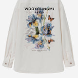 CAMICIA IN COTONE CON LOGO W261SH26 881I WOOYOUNGMI 