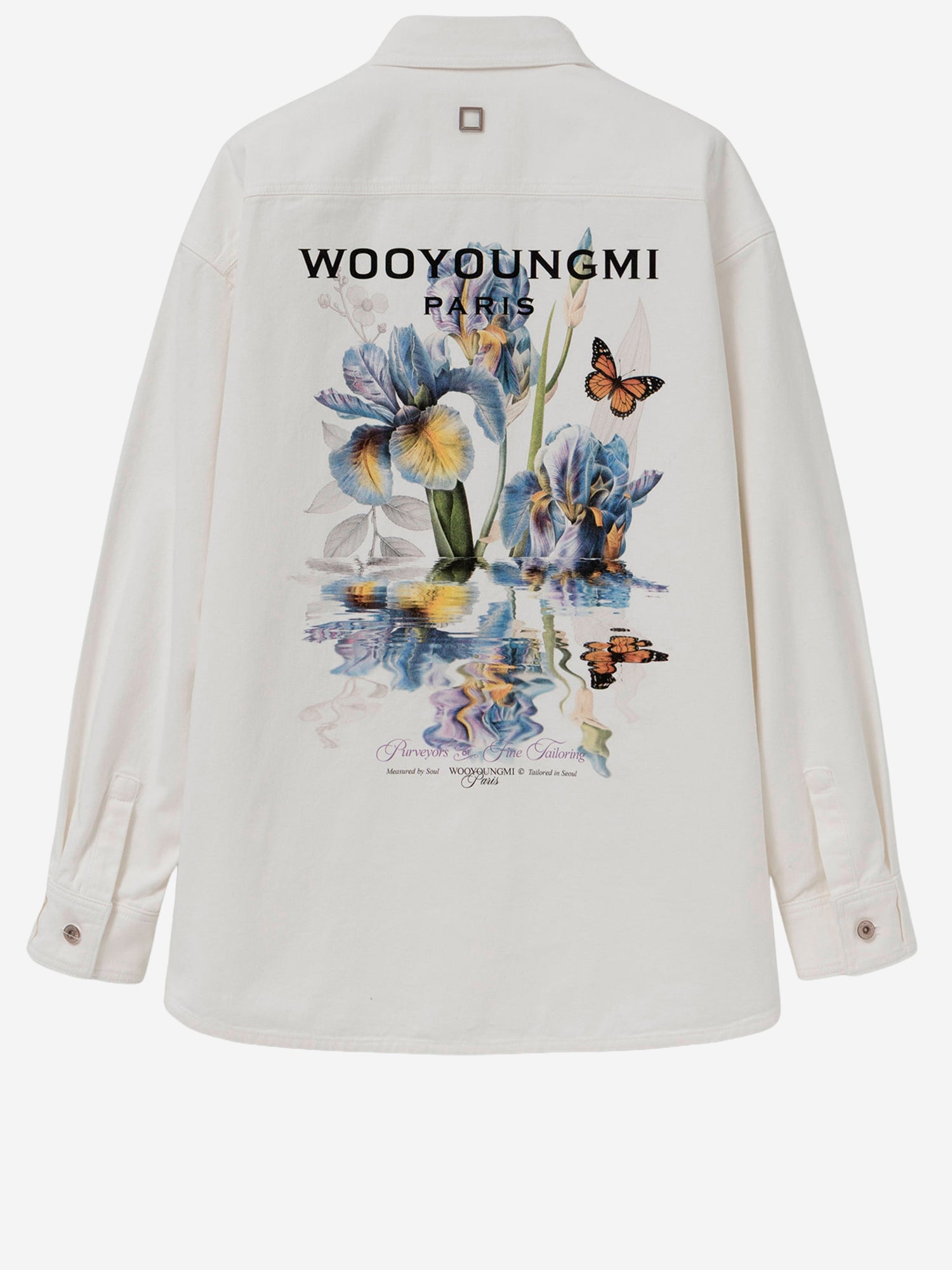CAMICIA IN COTONE CON LOGO W261SH26 881I WOOYOUNGMI 