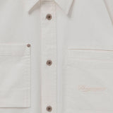 CAMICIA IN COTONE CON LOGO W261SH26 881I WOOYOUNGMI 