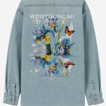 CAMICIA IN COTONE CON LOGO W261SH26 882L WOOYOUNGMI 
