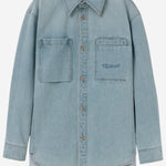 CAMICIA IN COTONE CON LOGO W261SH26 882L WOOYOUNGMI 