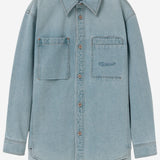 CAMICIA IN COTONE CON LOGO W261SH26 882L WOOYOUNGMI 