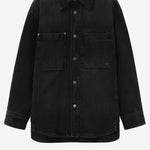 CAMICIA IN COTONE CON LOGO W261SH27 970B WOOYOUNGMI 