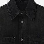CAMICIA IN COTONE CON LOGO W261SH27 970B WOOYOUNGMI 