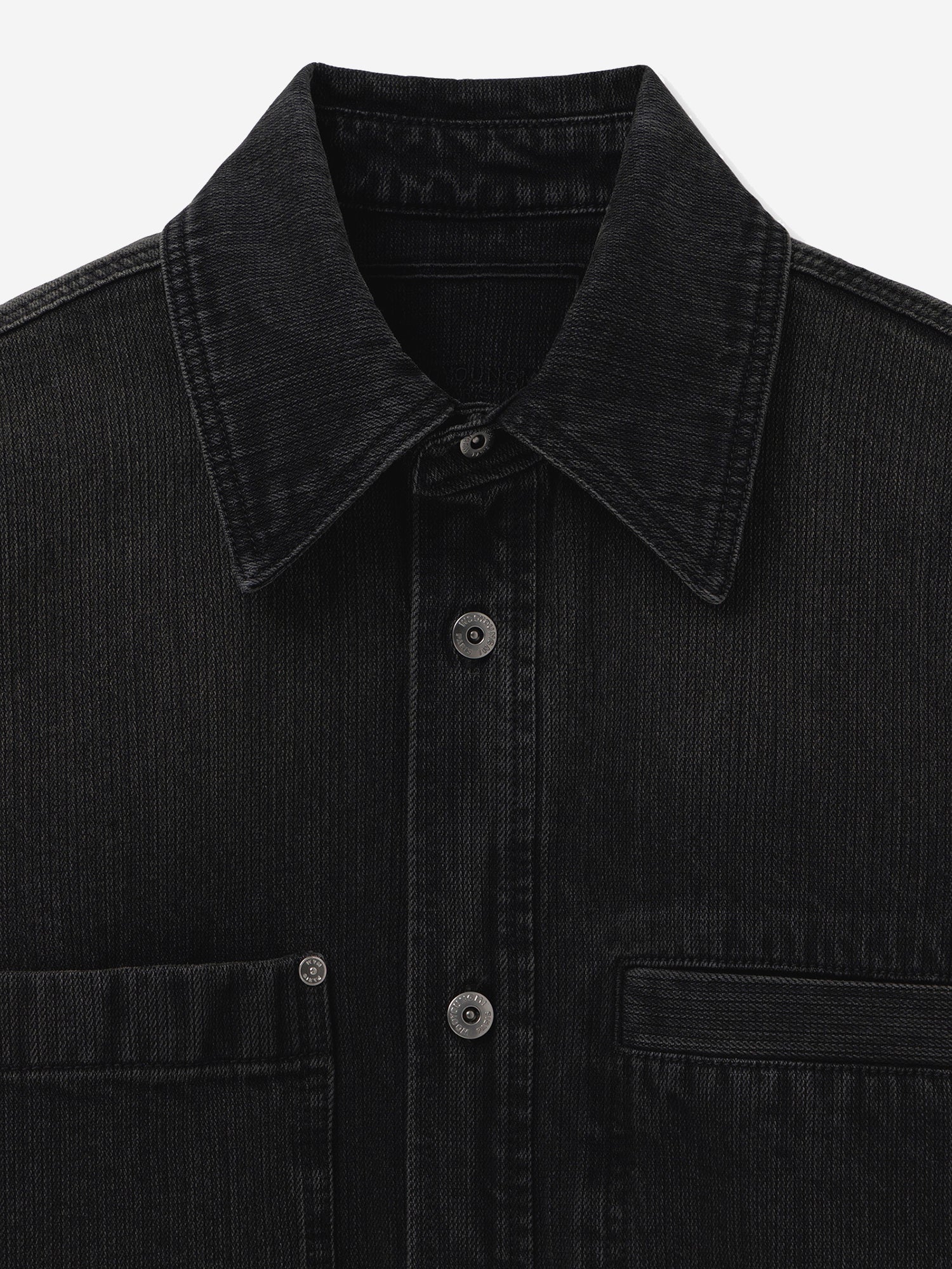 CAMICIA IN COTONE CON LOGO W261SH27 970B WOOYOUNGMI 