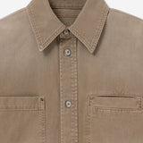 CAMICIA IN COTONE CON LOGO W261SH27 981E WOOYOUNGMI 