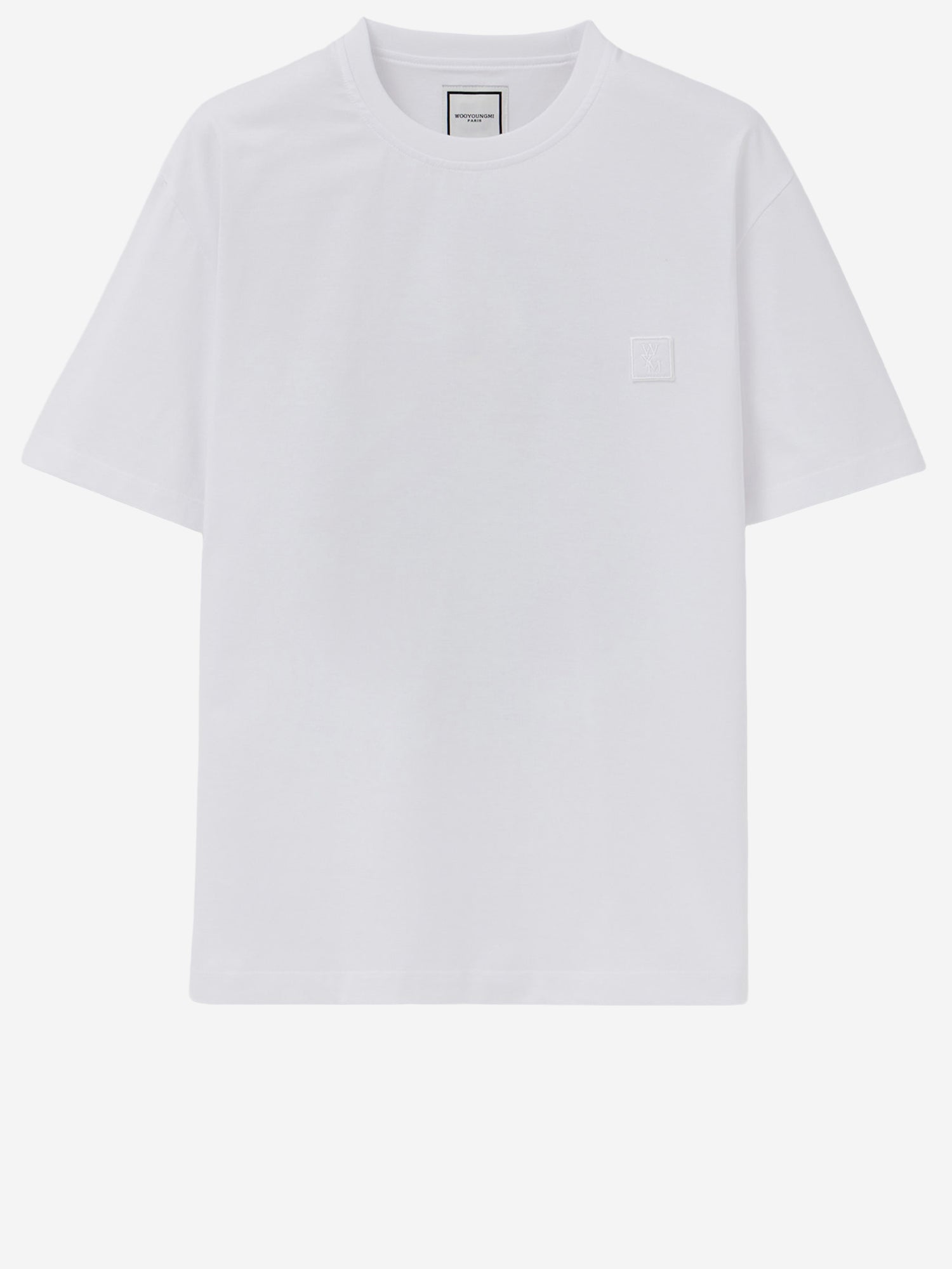 TSHIRT bianca in cotone W261TS06 701W WOOYOUNGMI 