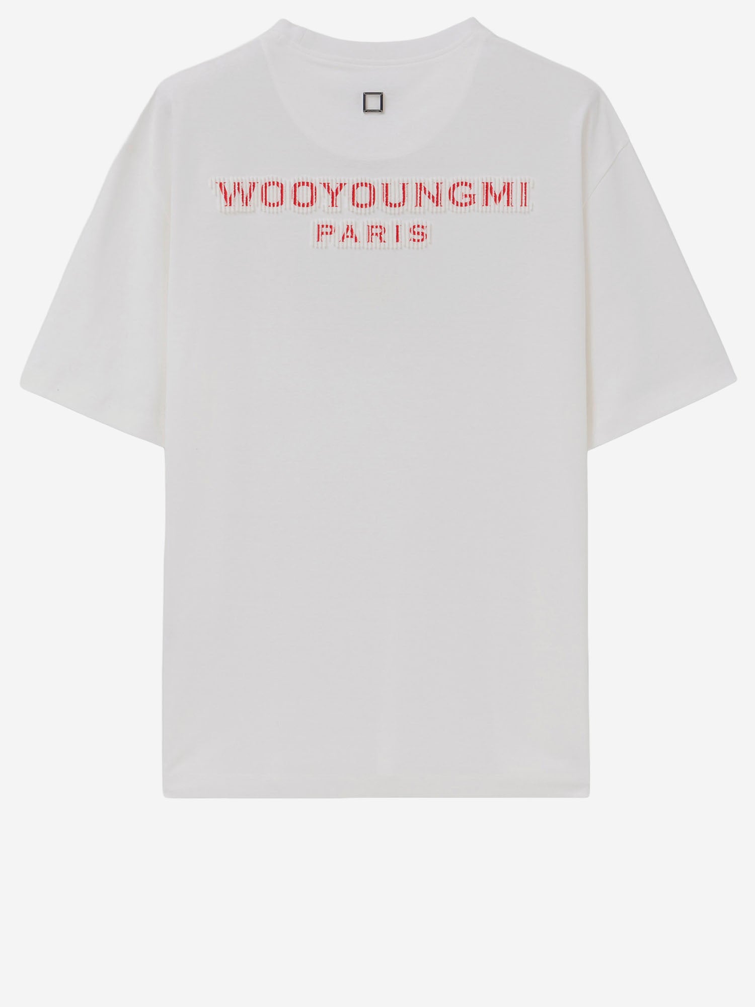 T-SHIRT IN COTONE CON LOGO W261TS09 714W WOOYOUNGMI 