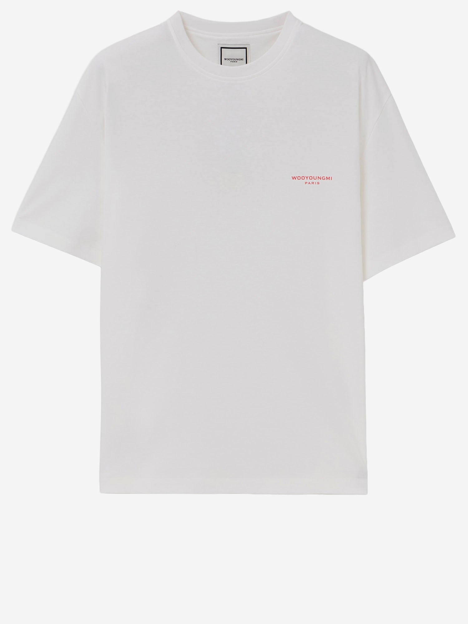 T-SHIRT IN COTONE CON LOGO W261TS09 714W WOOYOUNGMI 