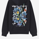 FELPA IN COTONE CON STAMPA W261TS36 741B WOOYOUNGMI 