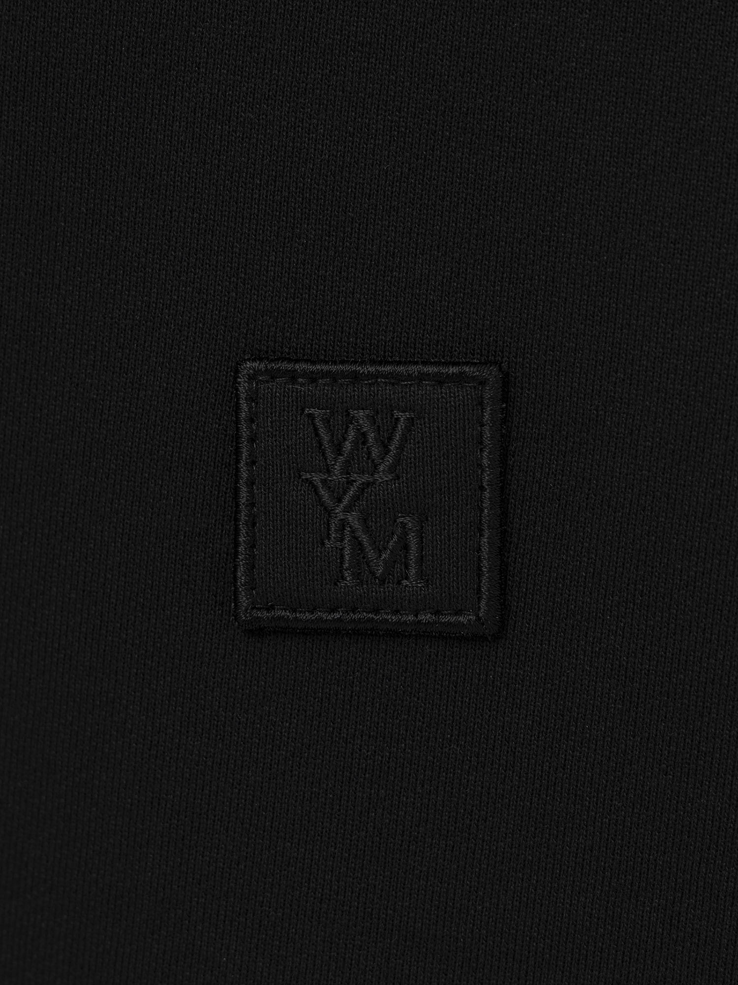 FELPA IN COTONE CON LOGO W261TS47 741B WOOYOUNGMI 