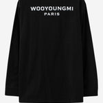 MAGLIA IN COTONE CON LOGO W261TS51 713B WOOYOUNGMI 