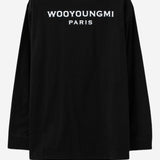 MAGLIA IN COTONE CON LOGO W261TS51 713B WOOYOUNGMI 