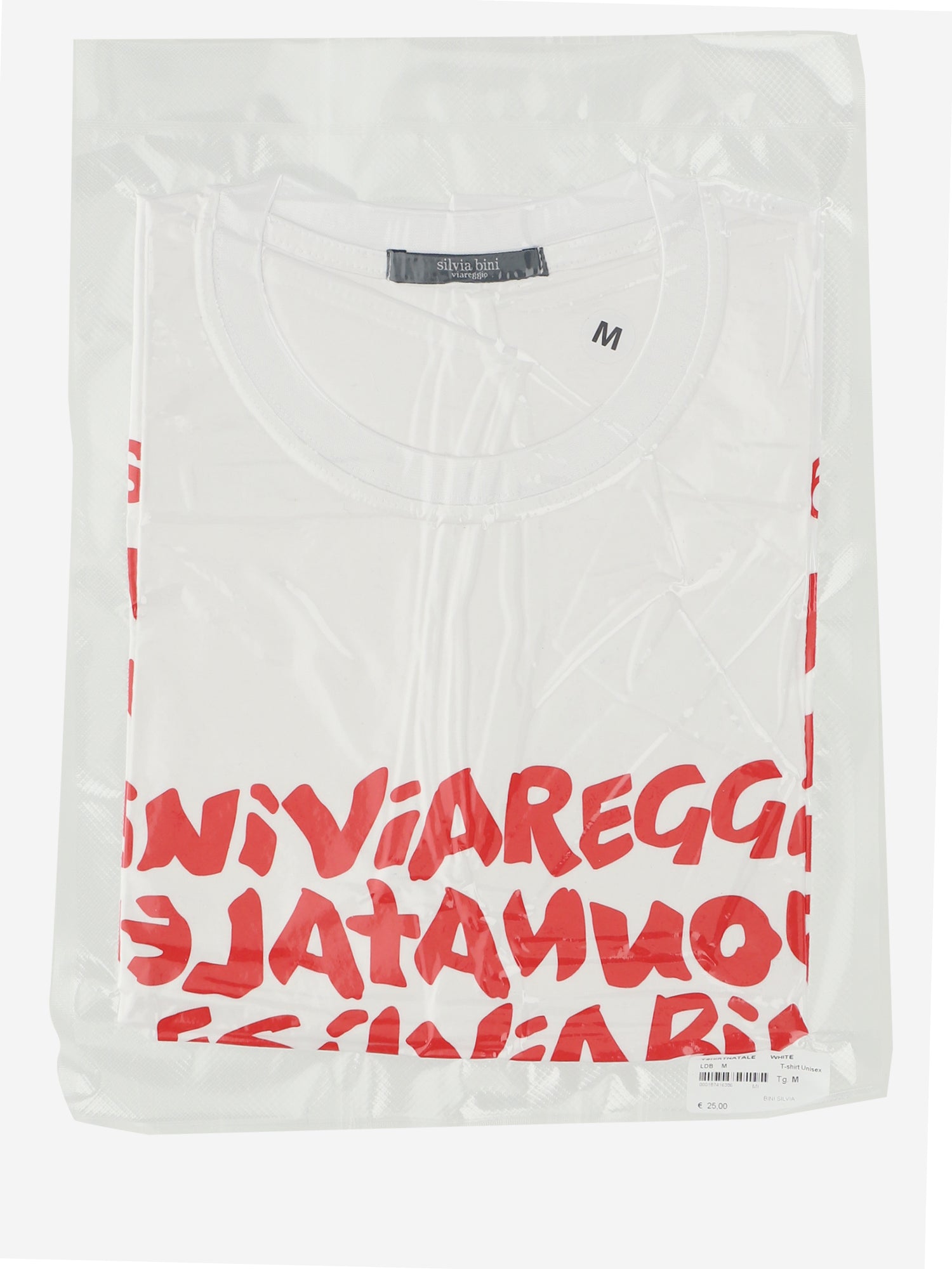 T-SHIRT STAMPA NATALE TSHIRTNATALE WHITE BINI SILVIA 