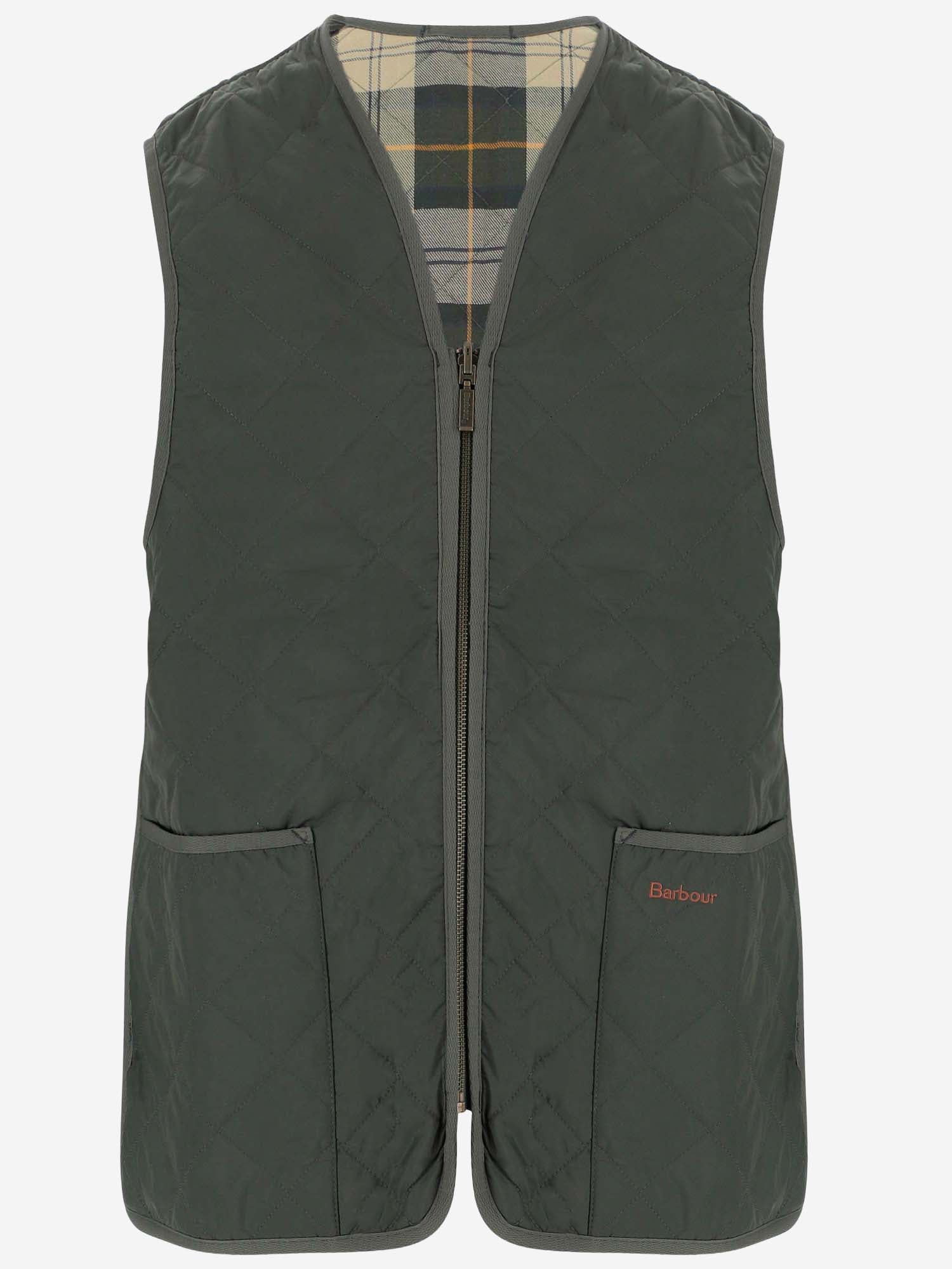 GILET TRAPUNTATO REVERSIBILE CON ZIP MLI0001 GN91 BARBOUR 