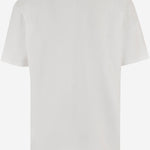 T-SHIRT FOLLOWING YONDER STAR <BR/>IN COTONE STRETCH BIANCO GOLD BINI SILVIA 