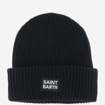 BEANIE IN MISTO LANA CON LOGO BRR0002 00807E MC2 SAINT BARTH 