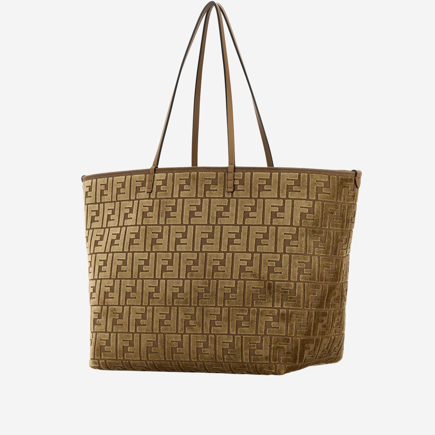 BORSA SHOPPING ROLL GRANDE CON MOTIVO FF 8BH425AT14 F1QD0 FENDI 