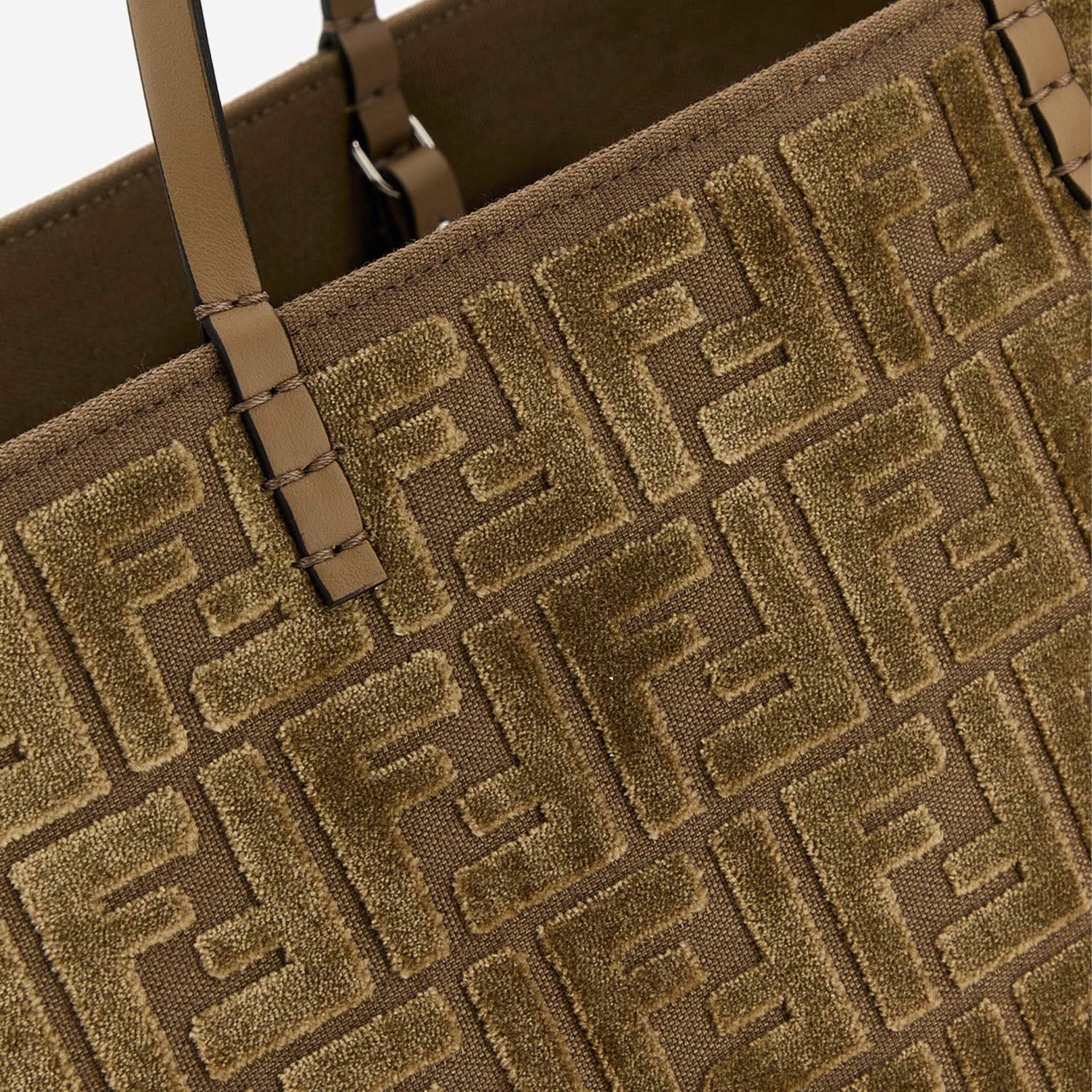 BORSA SHOPPING ROLL GRANDE CON MOTIVO FF 8BH425AT14 F1QD0 FENDI 