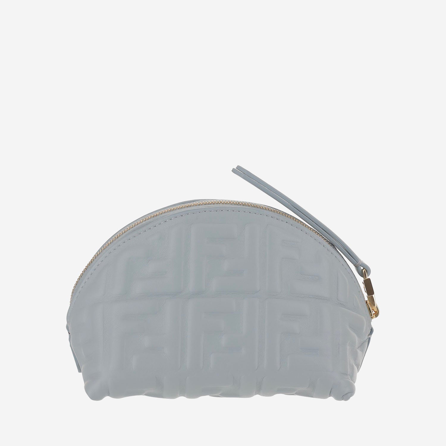 POCHETTE IN PELLE CON MOTIVO FF 8N0208AT4Q F1NPU FENDI 